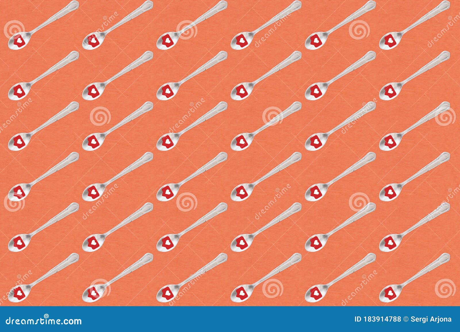 Coffee Spoons with Heart Icon Stock Photo Image of silverware, icon