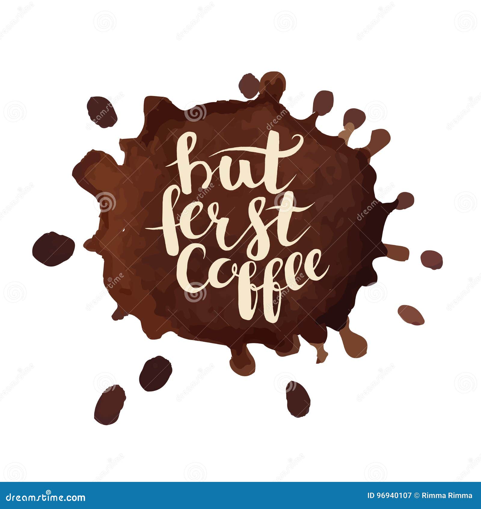 Download Coffee Stains Vector Illustration. Stock Vector - Illustration of grunge, background: 96940107