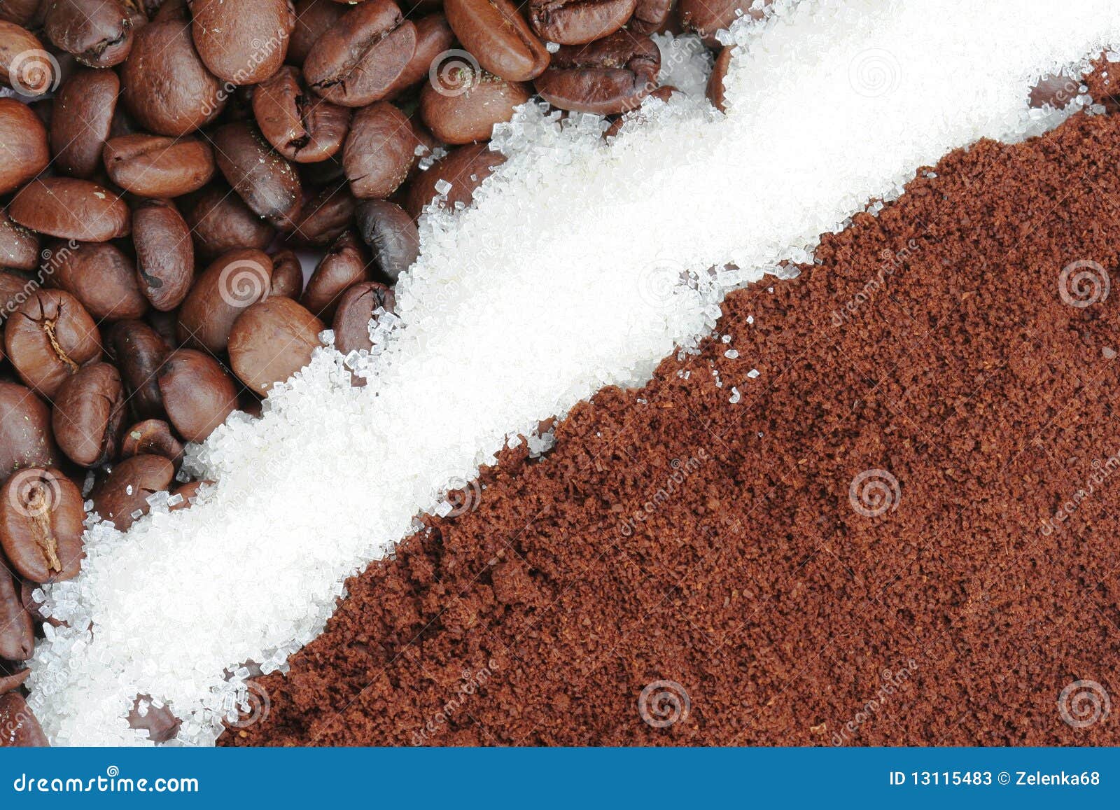 Coffee and sugar stock image. Image of structure, sweet 13115483