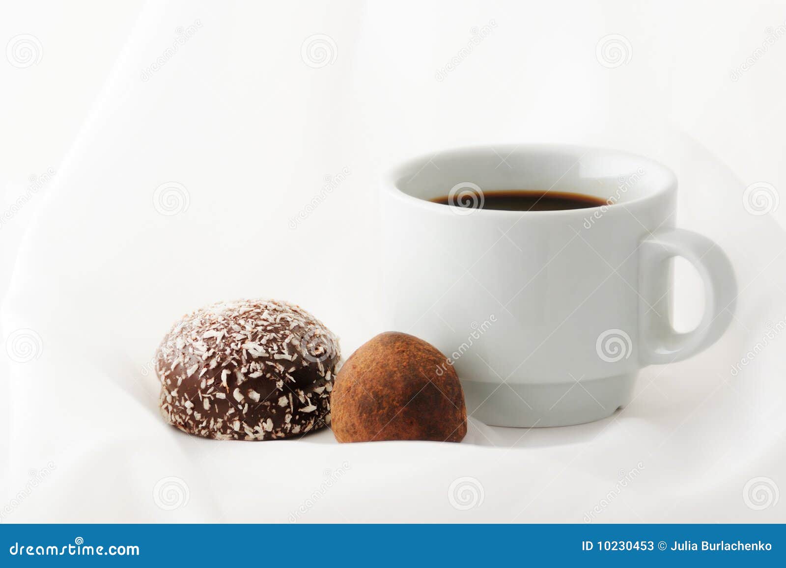 Coffee and sweets stock image. Image of aroma, cafe, close 10230453