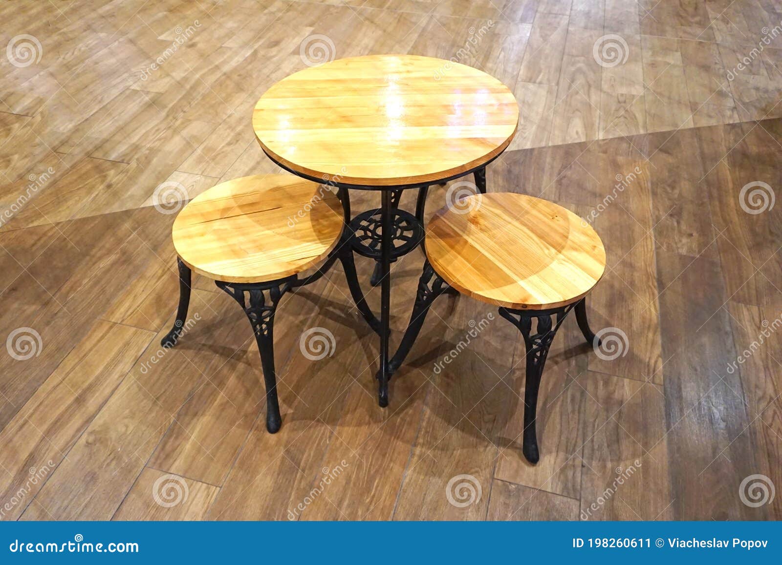 Coffee Table with Two Chairs Isolated Stock Image Image of beverage