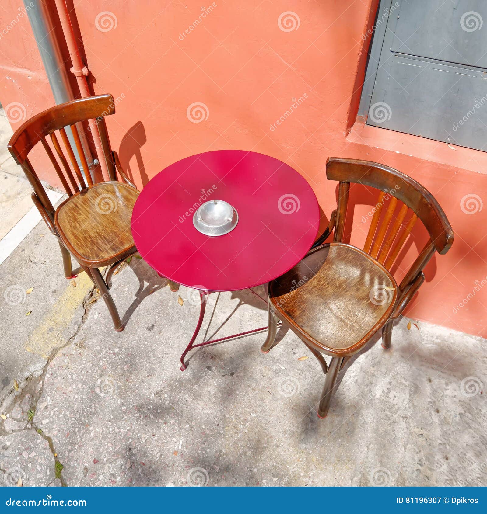 Coffee Table and Wooden Chairs Stock Image Image of brown, shop 81196307