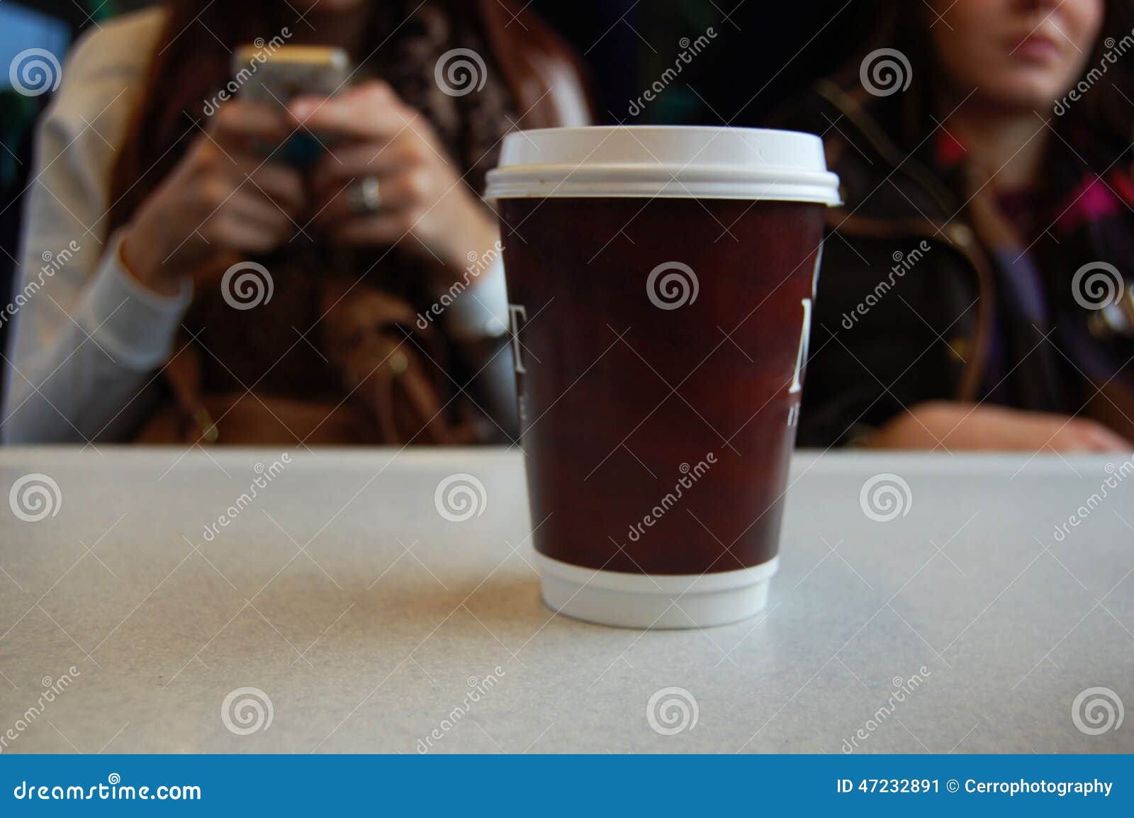 Coffee Takeout Cup on a Table Stock Image Image of coffee, disposable