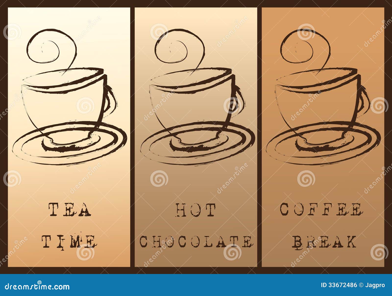 Coffee Tea Hot Chocolate Background Royalty Free Stock Image Image