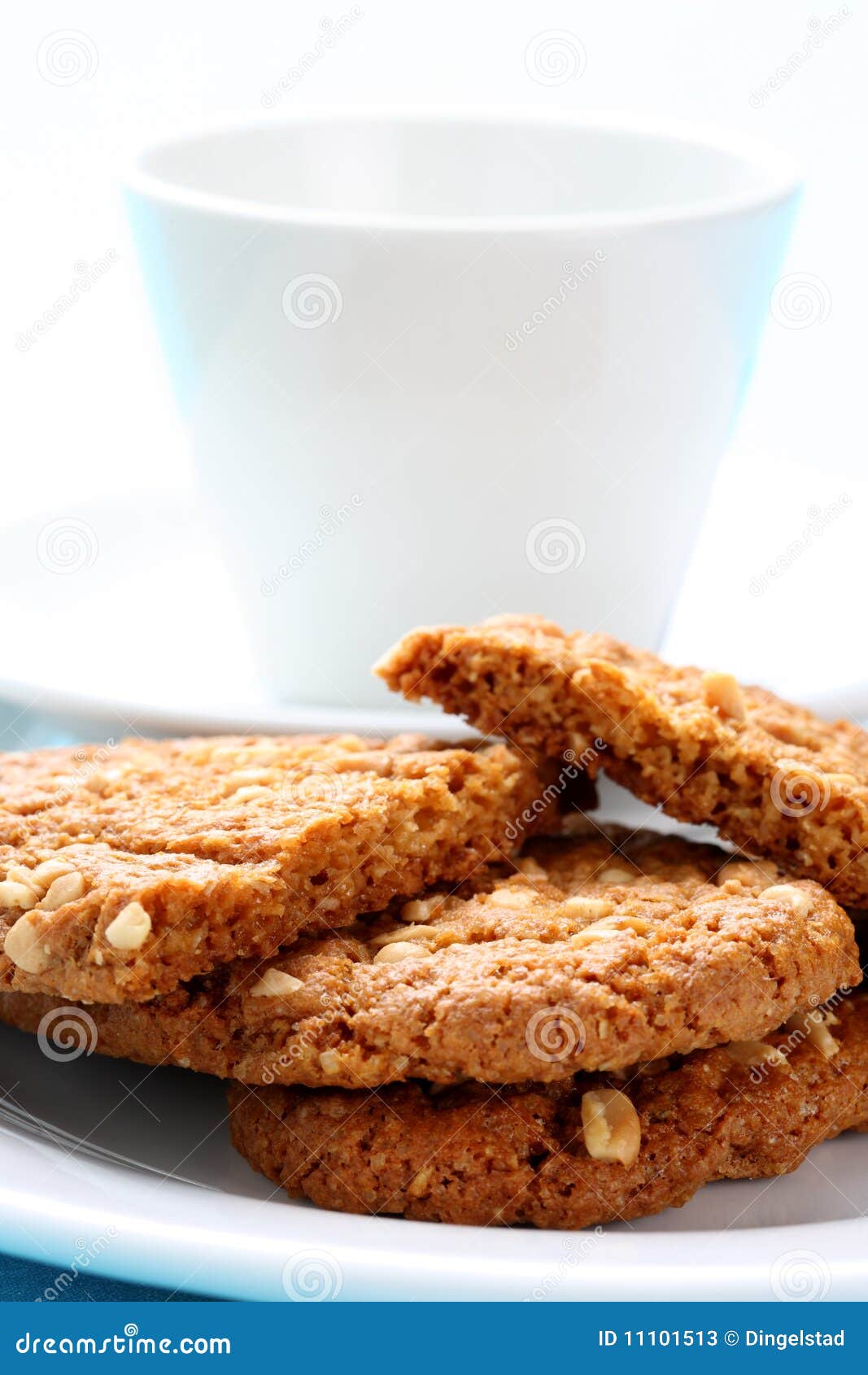Coffee time biscuits stock image. Image of teabreak, crunchy 11101513