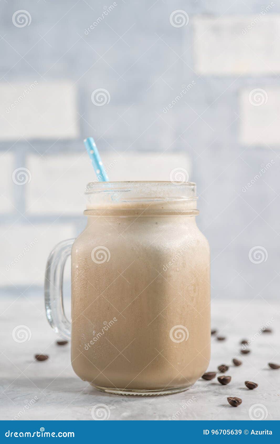 Coffee Vanilla Protein Shake Stock Image Image of cinnamon, smoothie