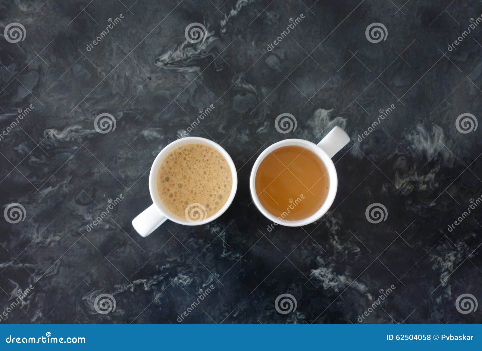 Coffee Vs Tea stock photo. Image of drink, coffee, choice 62504058