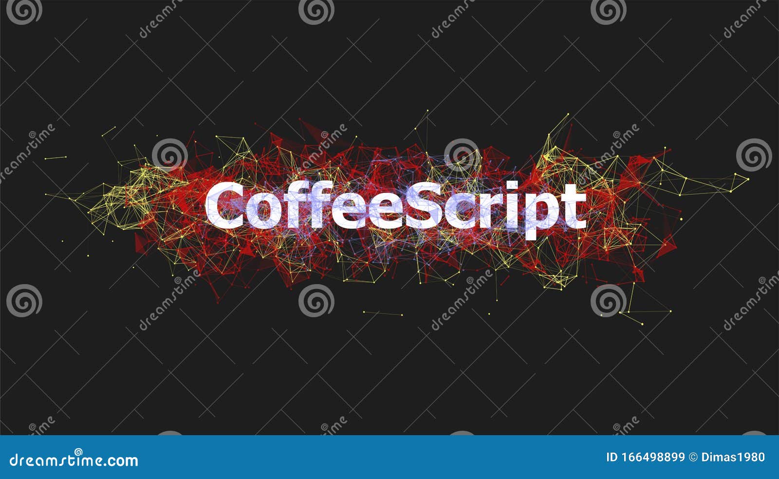 CoffeeScript Technology for Website Design Stock Vector - Illustration ...