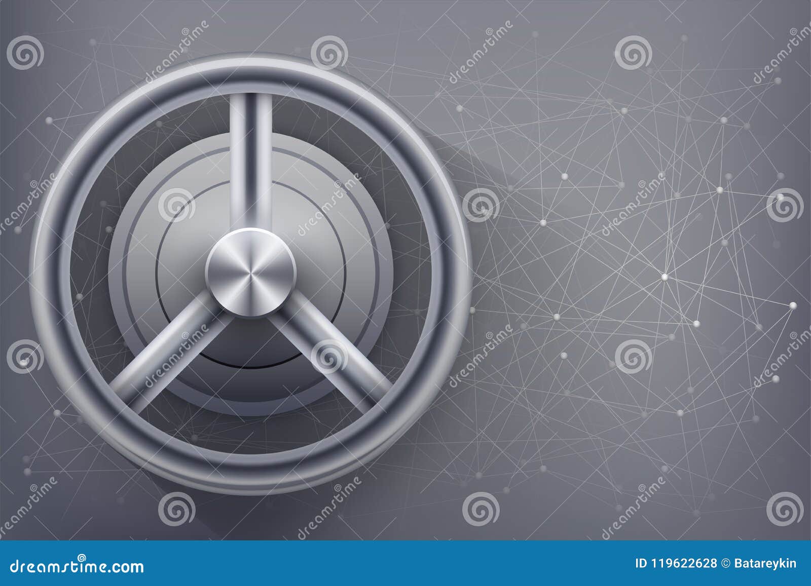 Coffre-fort Avec La Serrure De Blockchain Illustration de Vecteur -  Illustration du information, chiffre: 119622628