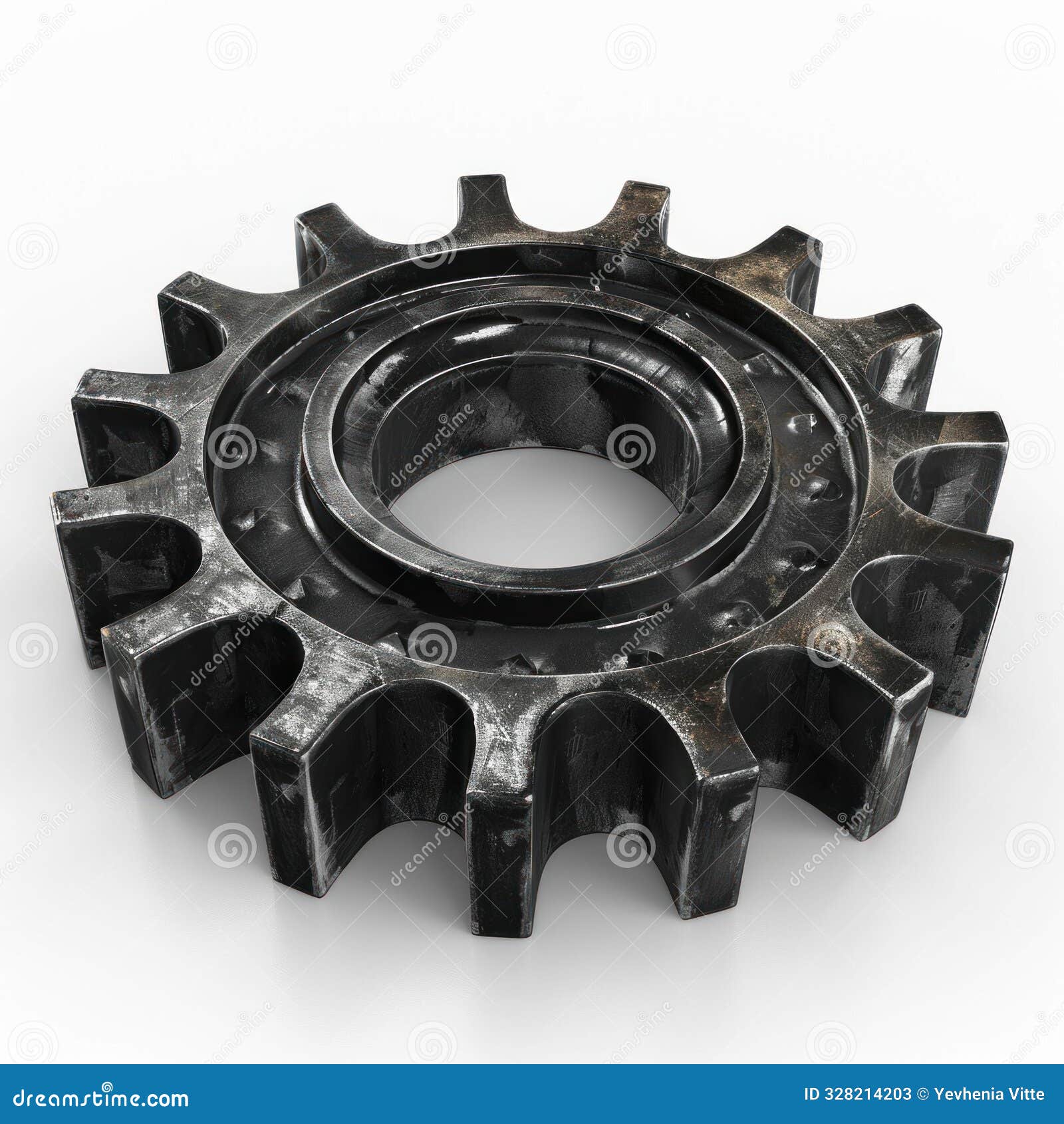 a cog  on white. generative ai.