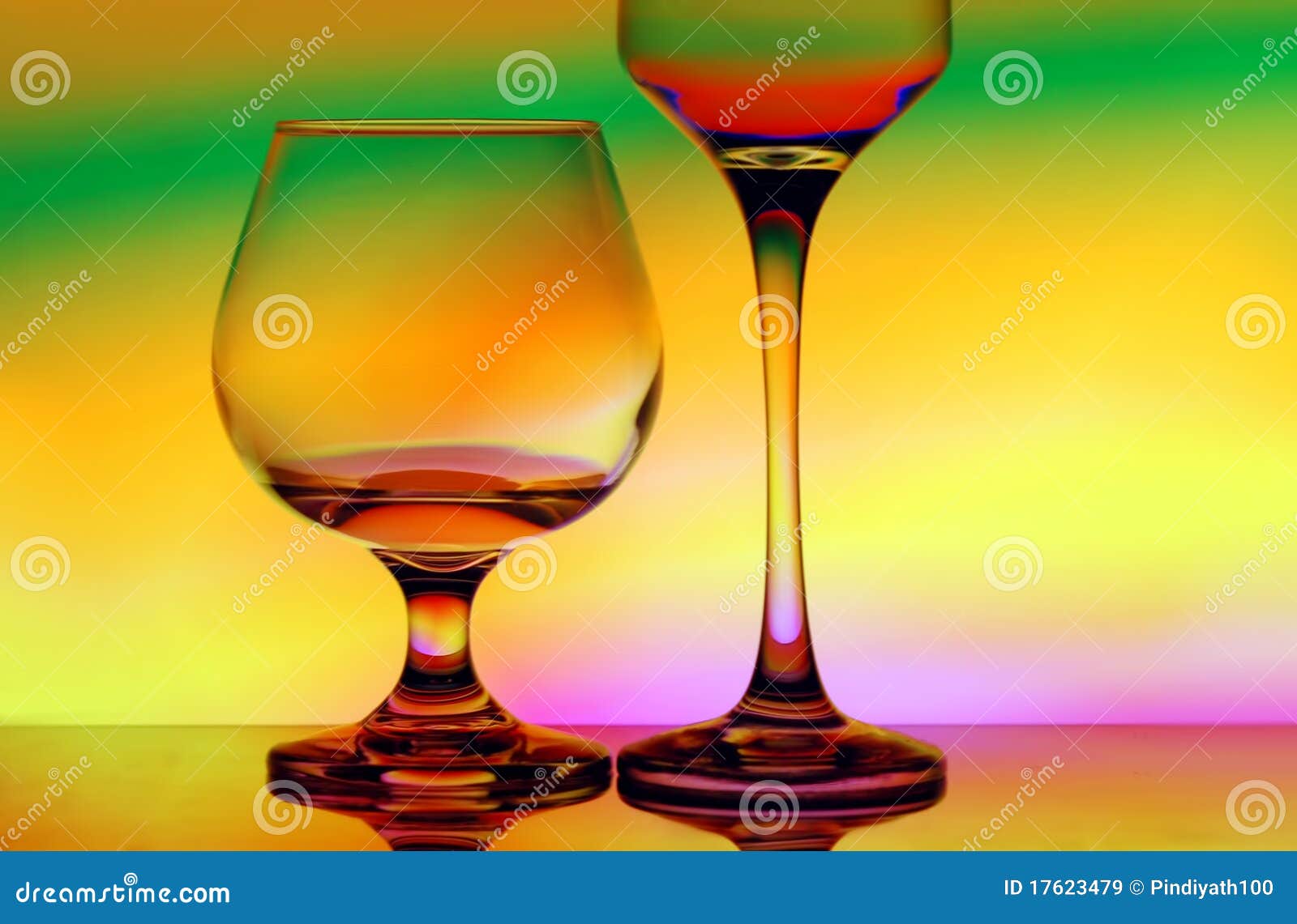 cognac and wineglass