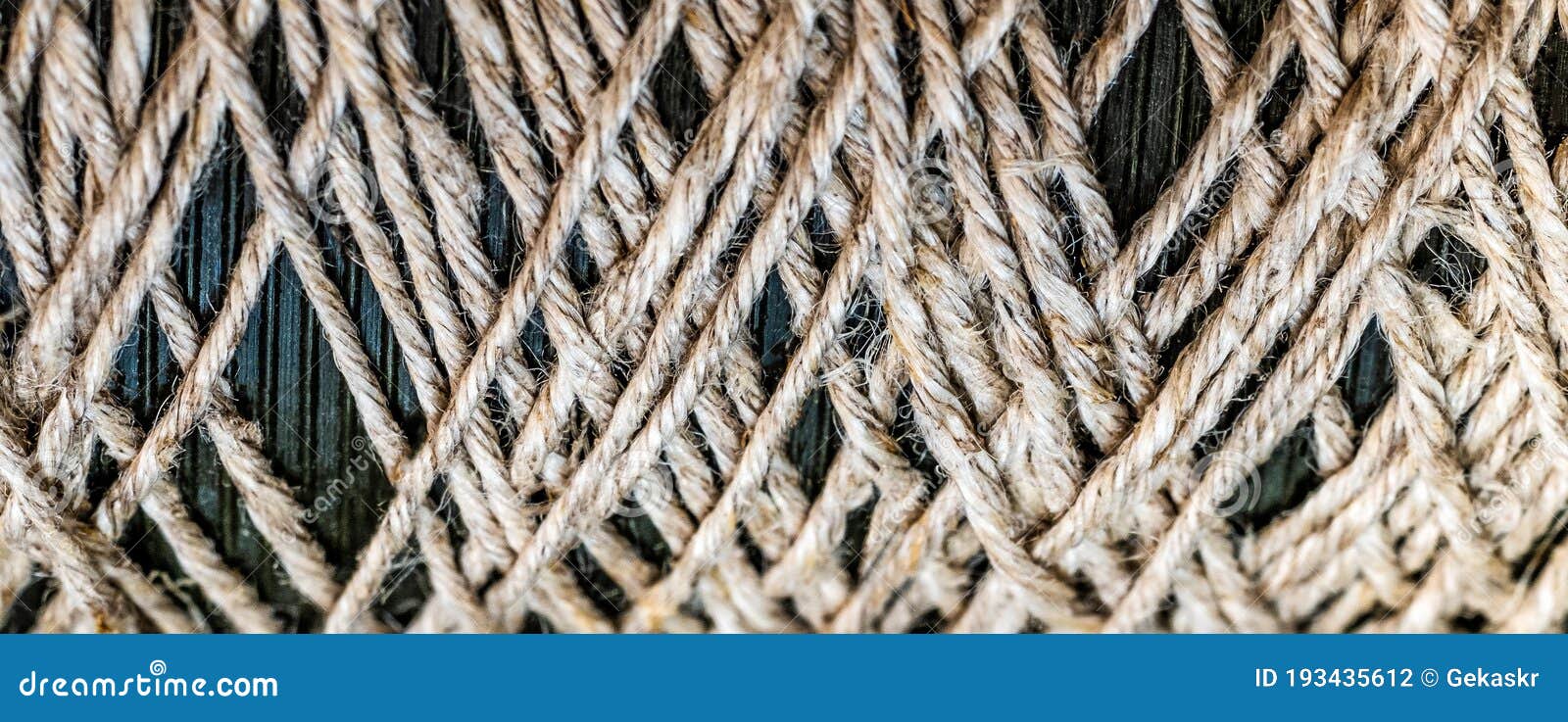 Coil with twine stock photo. Image of brown, coil, pattern 193435612