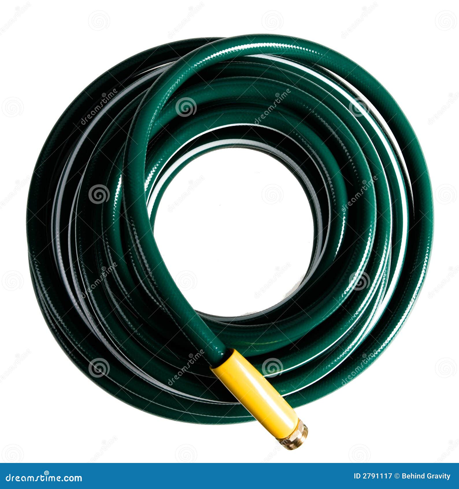 Coiled green garden hose stock image. Image of pattern 2791117