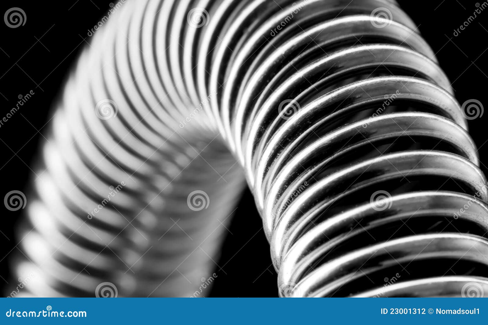 Coiled metal spring stock photo. Image of loop, equipment 23001312