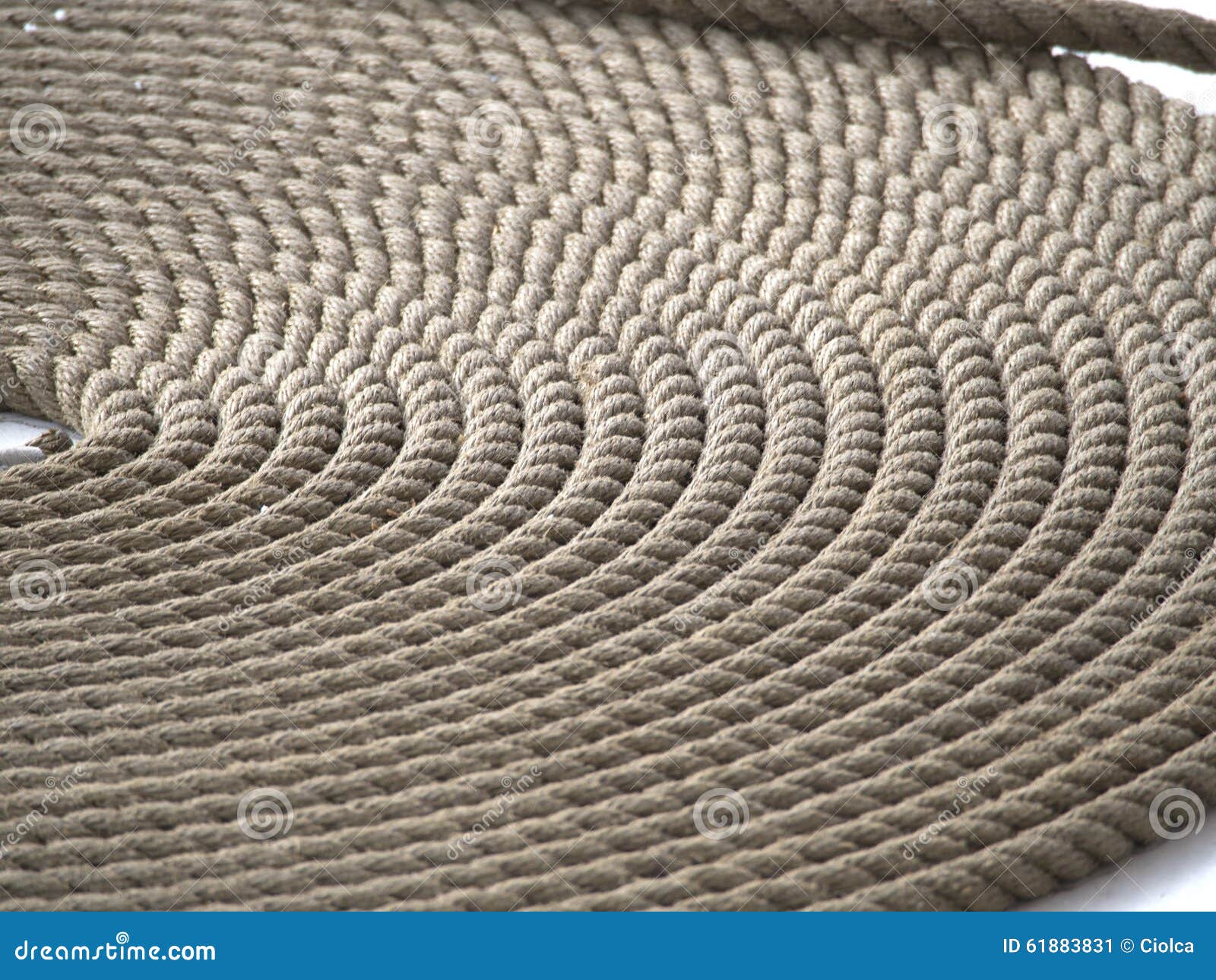 coiled rope