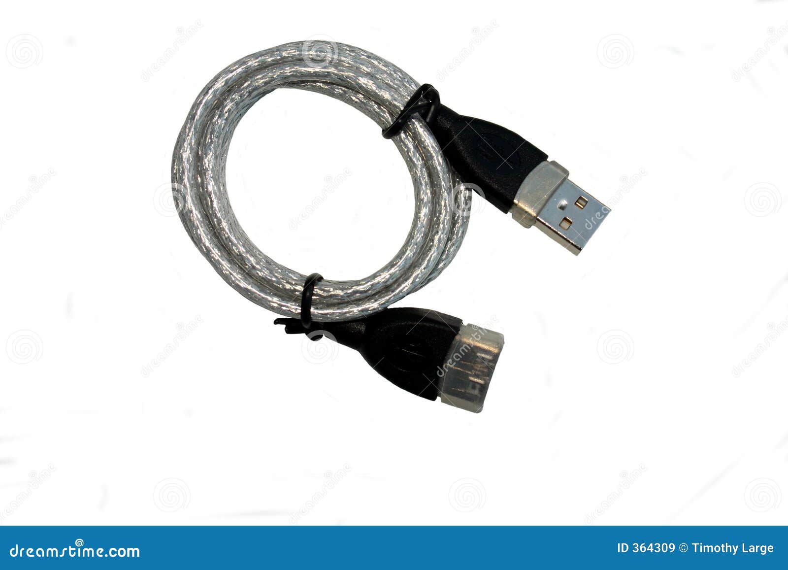 coiled usb cable