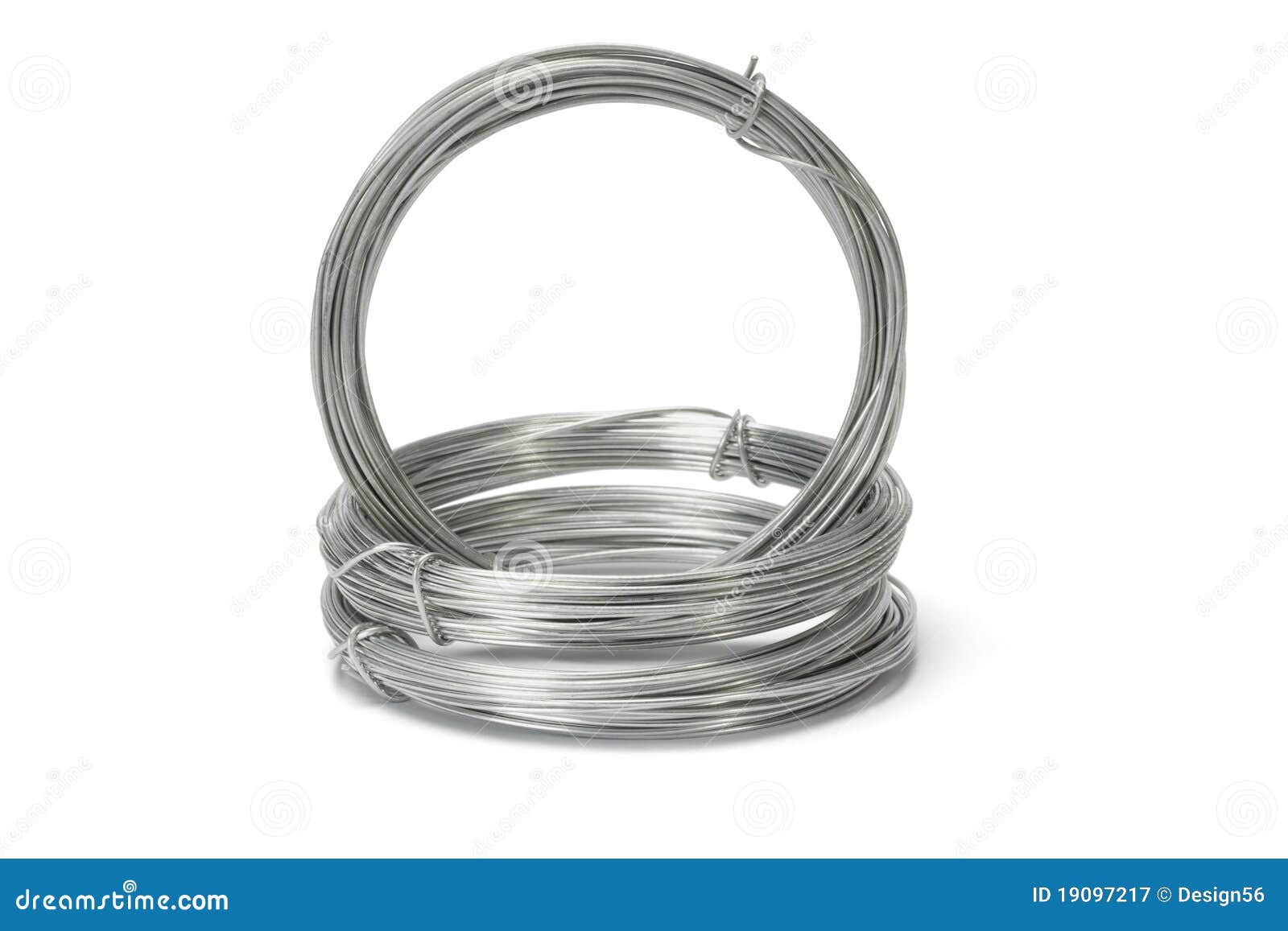 coils of galvanized wires