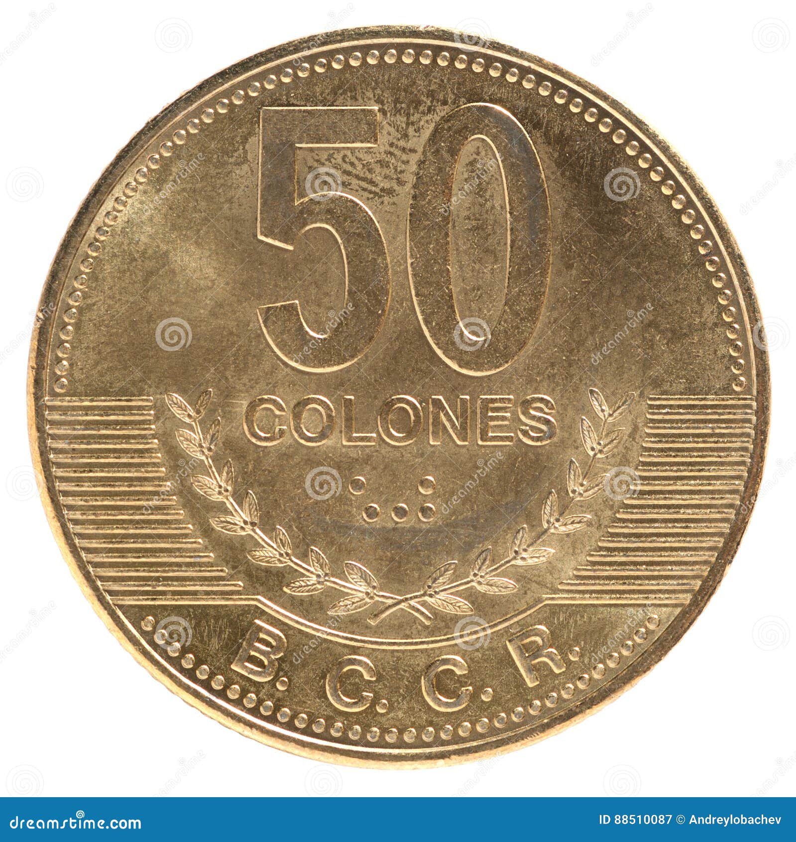 Coin Costa Rica stock image. Image of sale, financial - 88510087