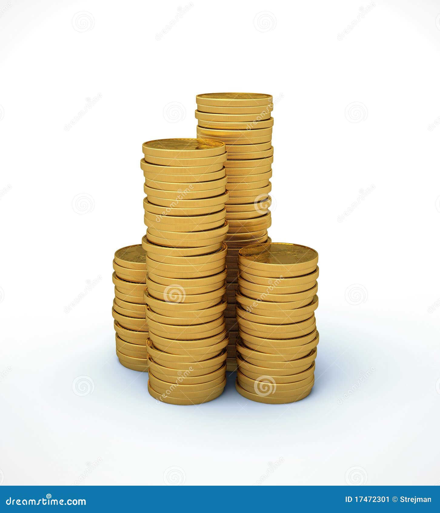 Coin pyramid stock illustration. Illustration of arrow - 17472301