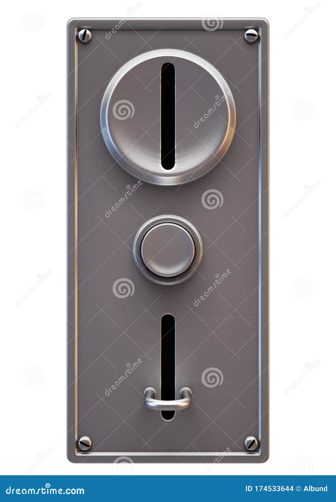 Coin Slot Facade stock illustration. Illustration of retro 174533644