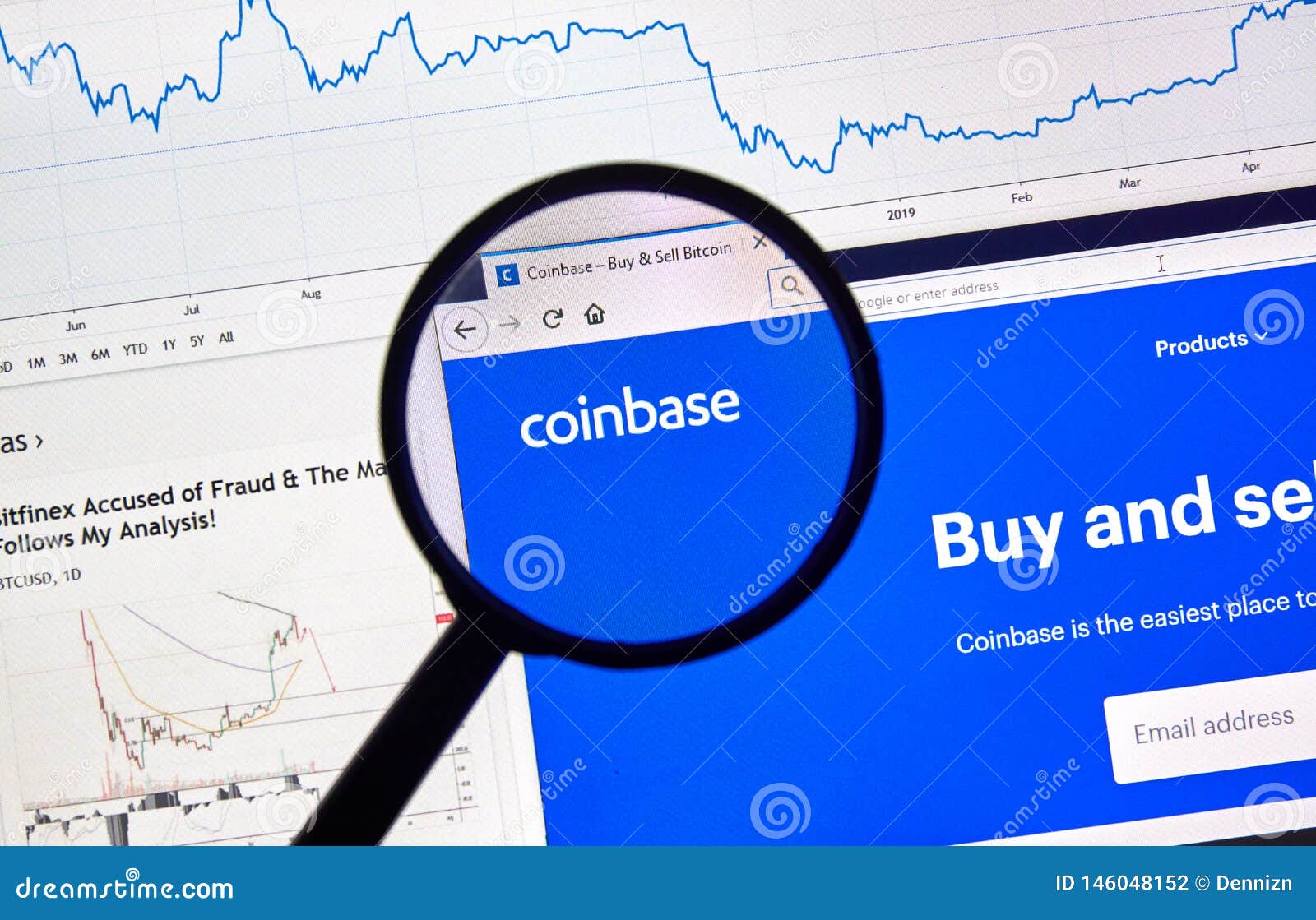 Coinbase Cryptocurrency Exchange Site Editorial ...