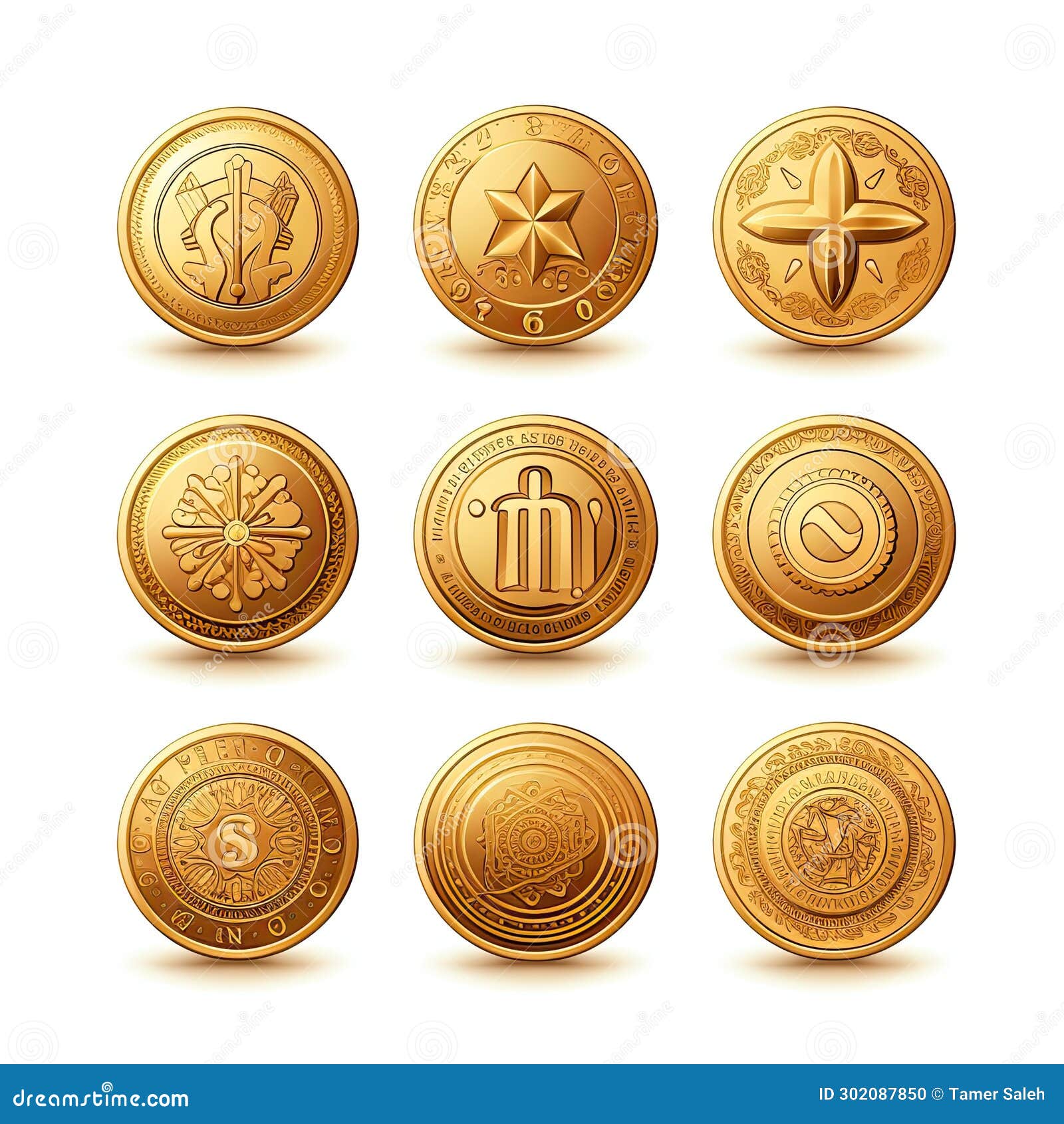 Coins Clipart Vector Illustration Stock Illustration Illustration of
