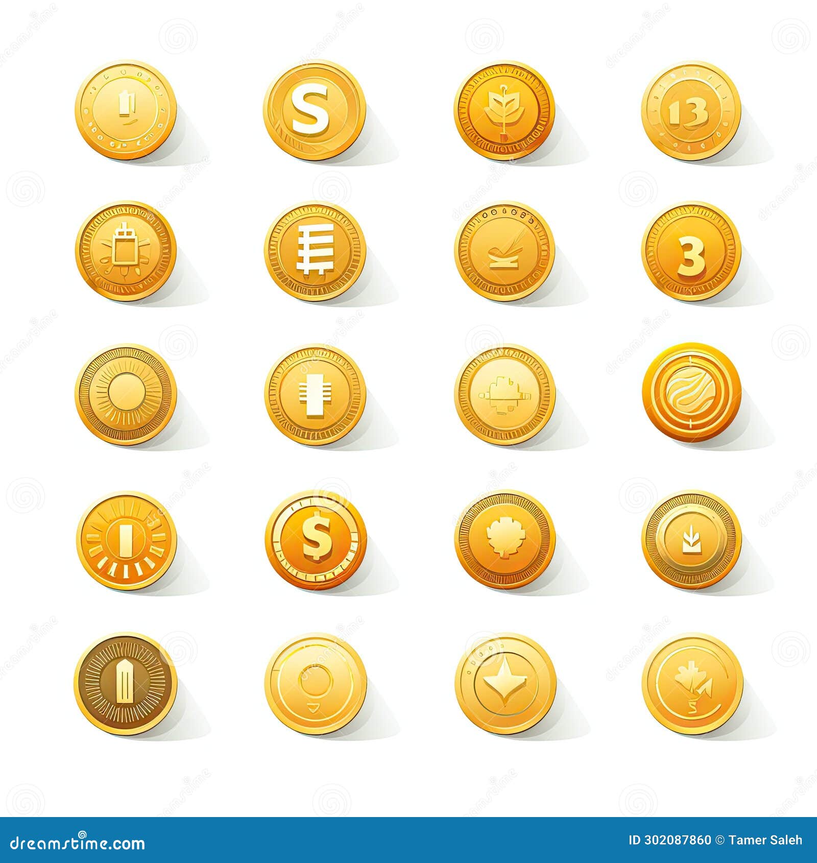 Coins Clipart Vector Illustration Stock Illustration Illustration of