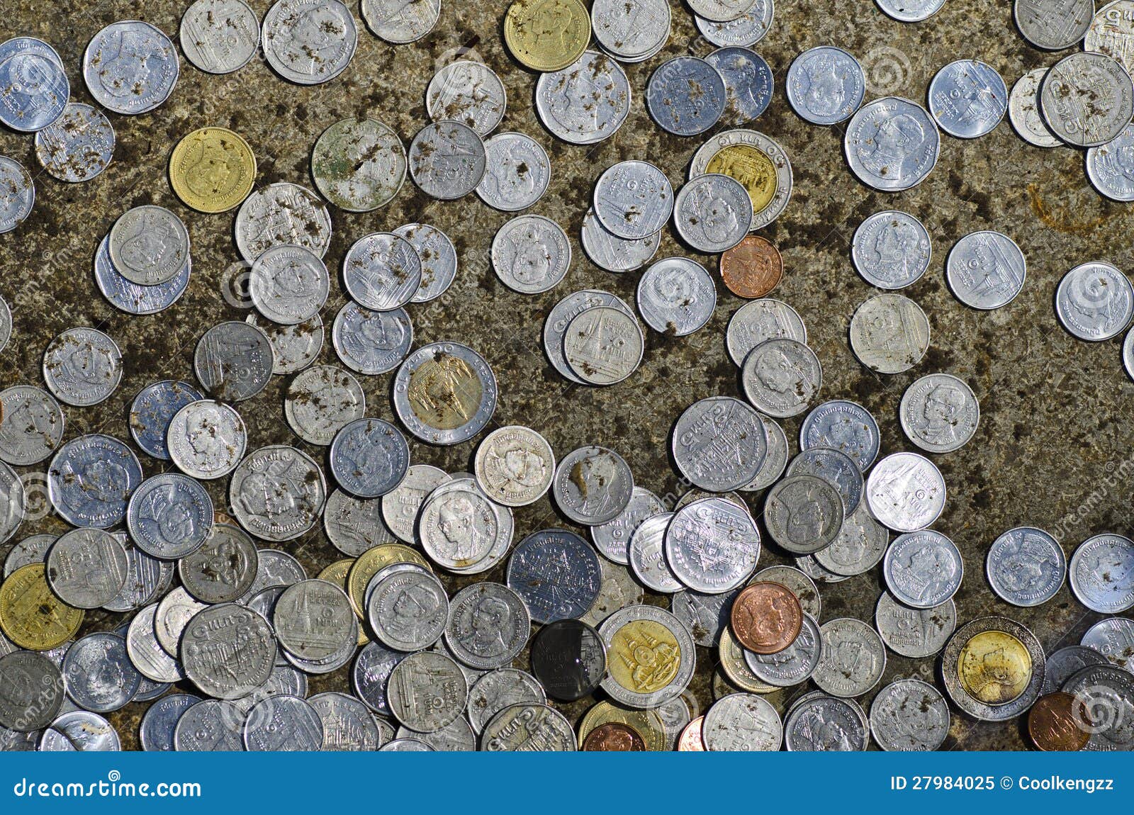 Coins Donation stock image. Image of closeup, currency 27984025