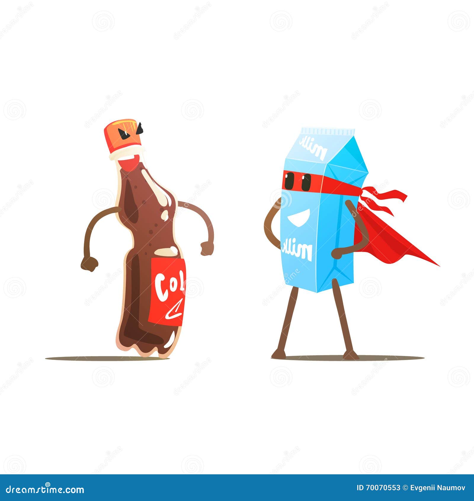 Coke Against Milk Cartoon Fight Stock Vector - Illustration of soda, drink: 70070553 Coke Against Milk Cartoon Fight Stock Vector - Illustration of soda, drink: 70070553