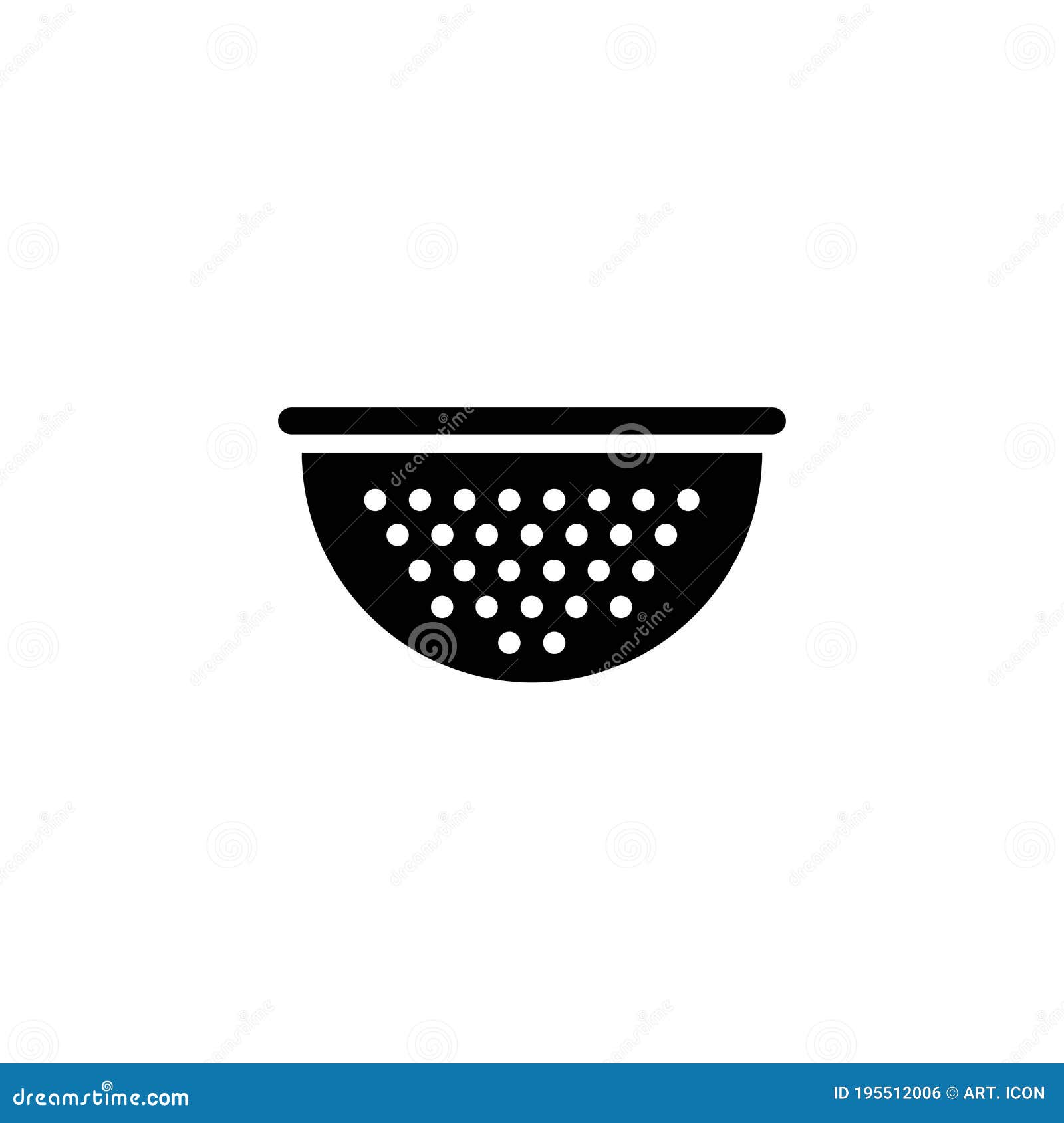 Colander. Vector Drawing 111925473