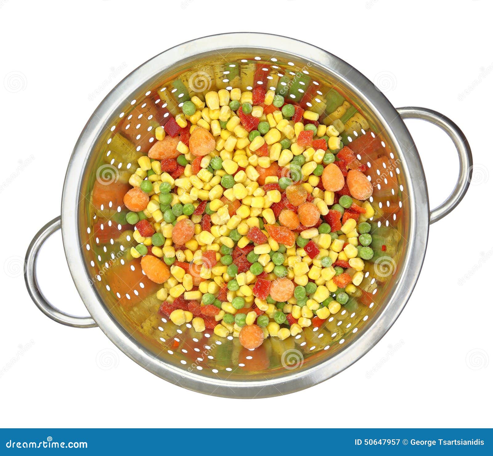 Colander with Frozen Mixed Vegetables Stock Image Image of diabetes