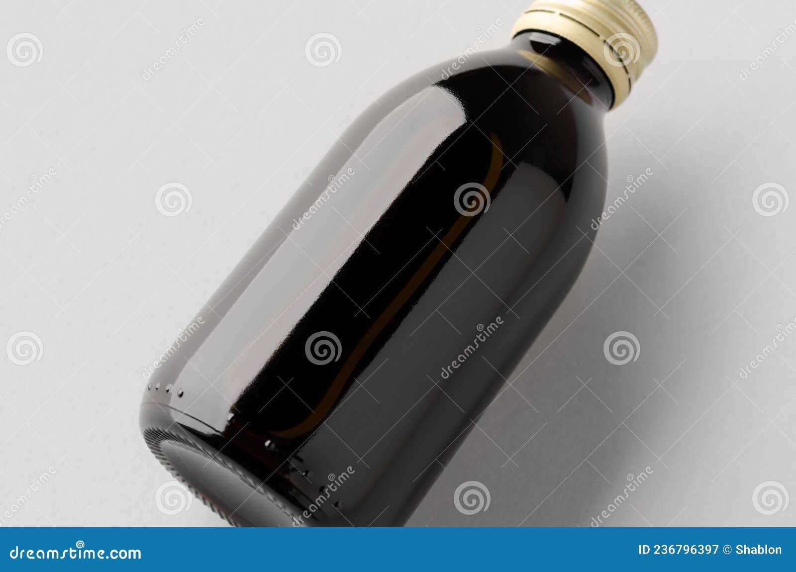 Cold Brew Coffee Glass Bottle Mockup., Closeup Stock Image Image of