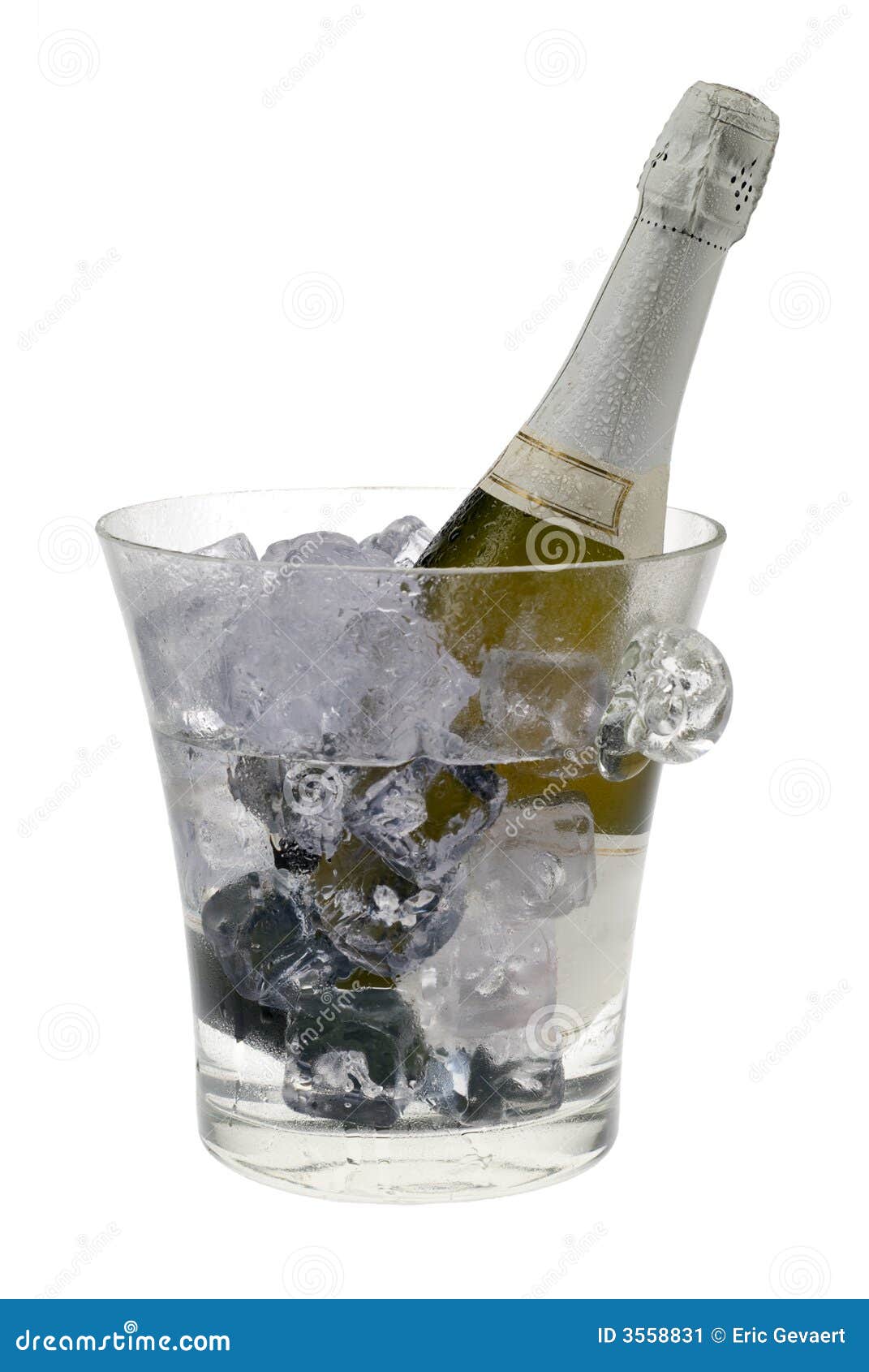 Cold champagne stock image. Image of cold, love, romantic 3558831