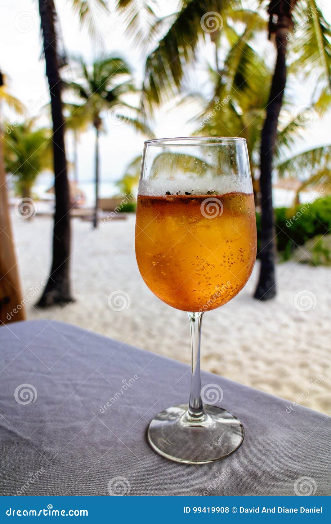 cold cocktail at a beach bar - isla mujeres playa norte