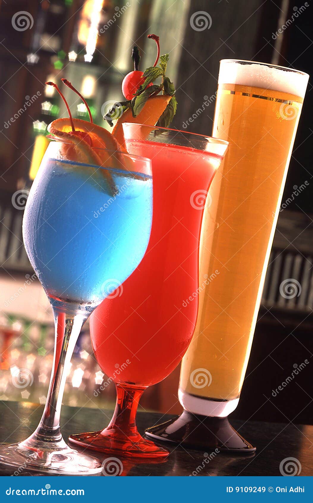 Cold Cocktail and Fresh Juice Stock Image Image of juice, cold 9109249