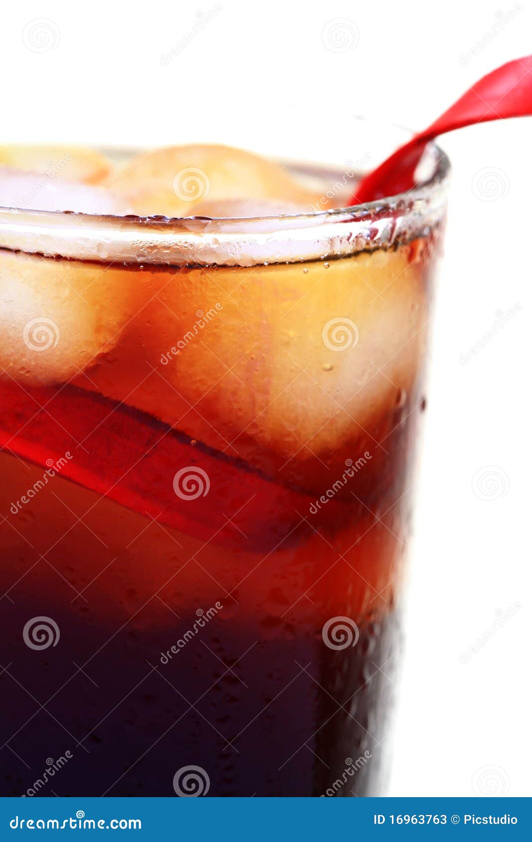 Cold coffee glass stock image. Image of ribbon, coffee 16963763