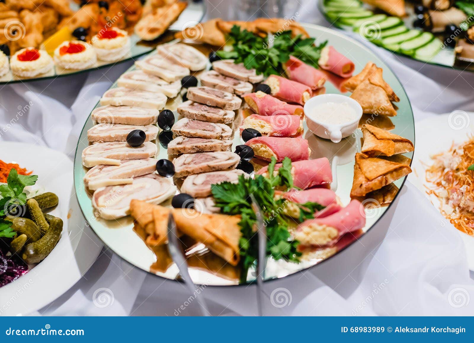Cold Cuts of Meats on Your Plate at the Restaurant Stock Image Image of healthy, closeup 68983989