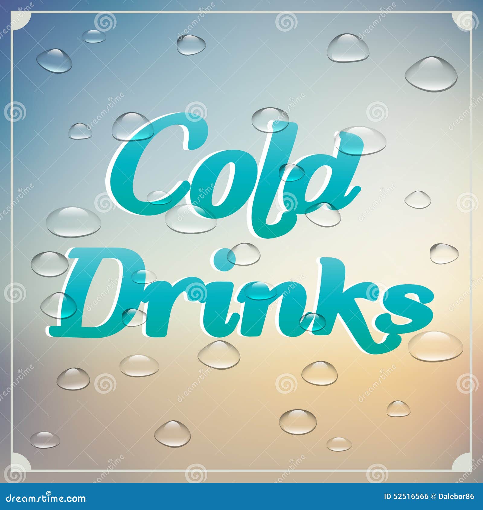 No Cold Drinks Chalk White Icon On Dark Background Vector Illustration
