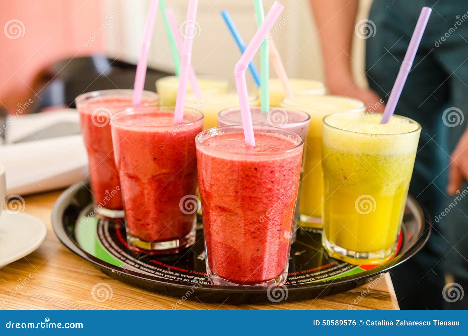 Cold Drinks Vegan Smoothies Stock Photo Image of pineapple, straws