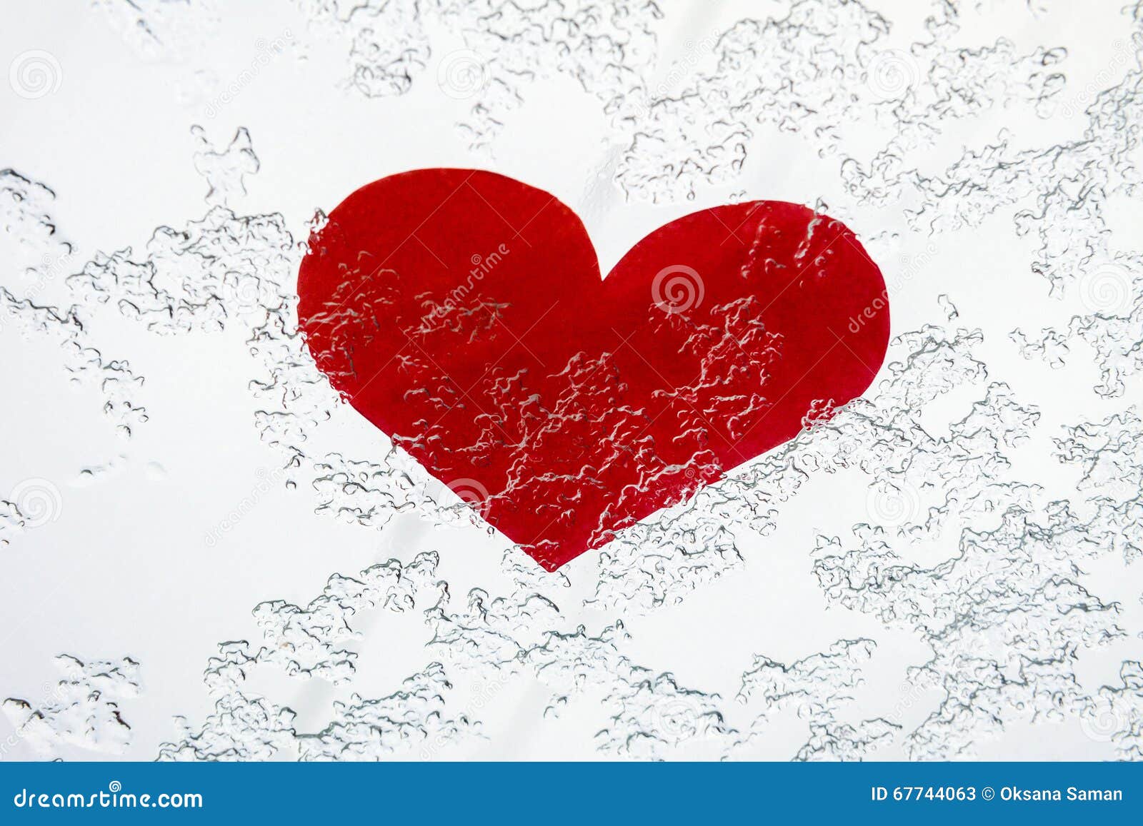 Cold heart. Heart in ice stock image. Image of water 67744063