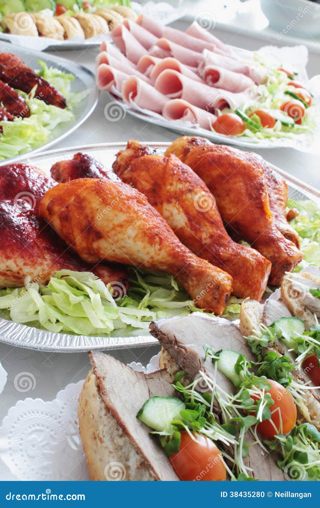 Cold meat buffet stock photo. Image of cheese, supper 38435280