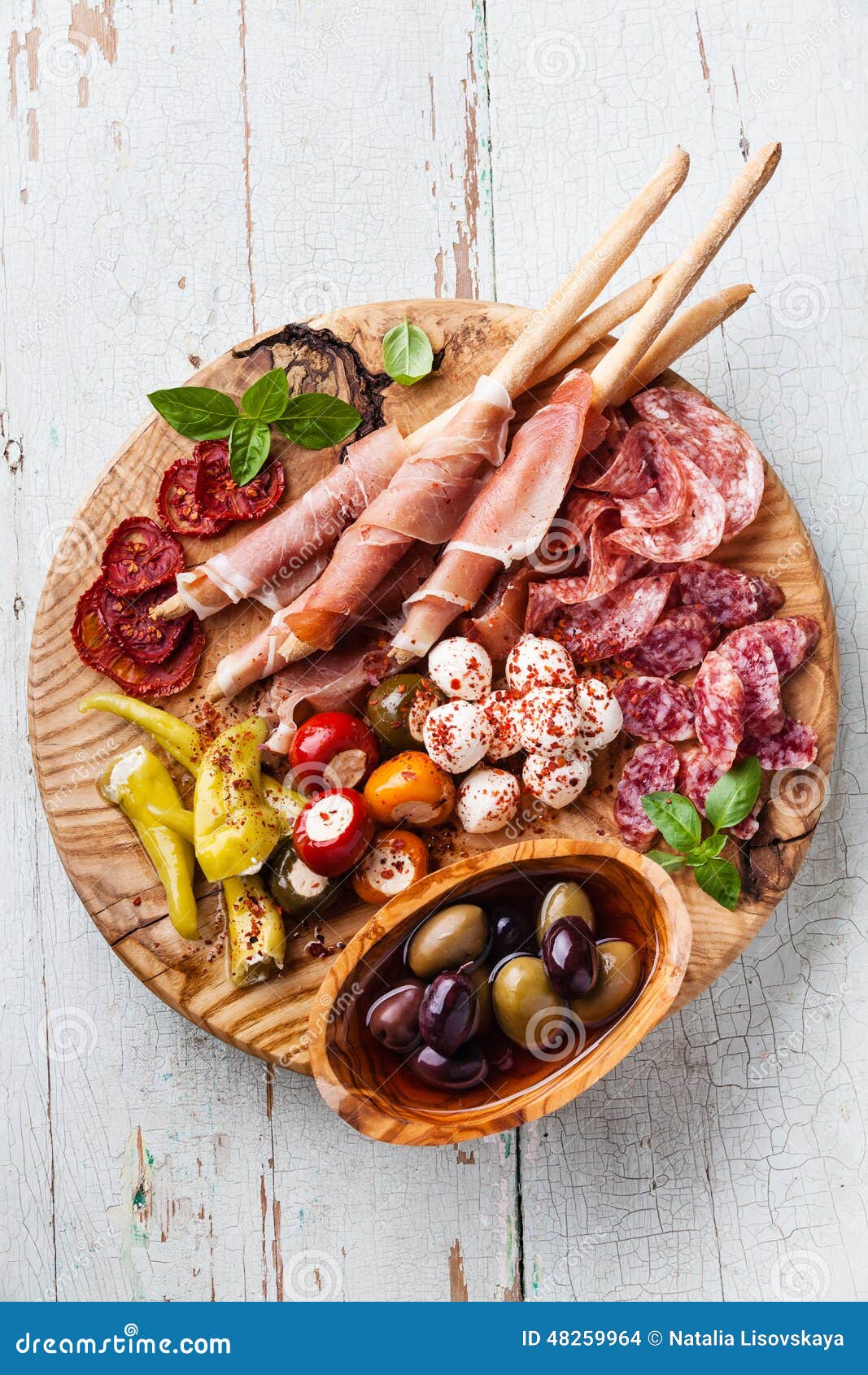 Cold meat plate stock photo. Image of antipasto, eating 48259964