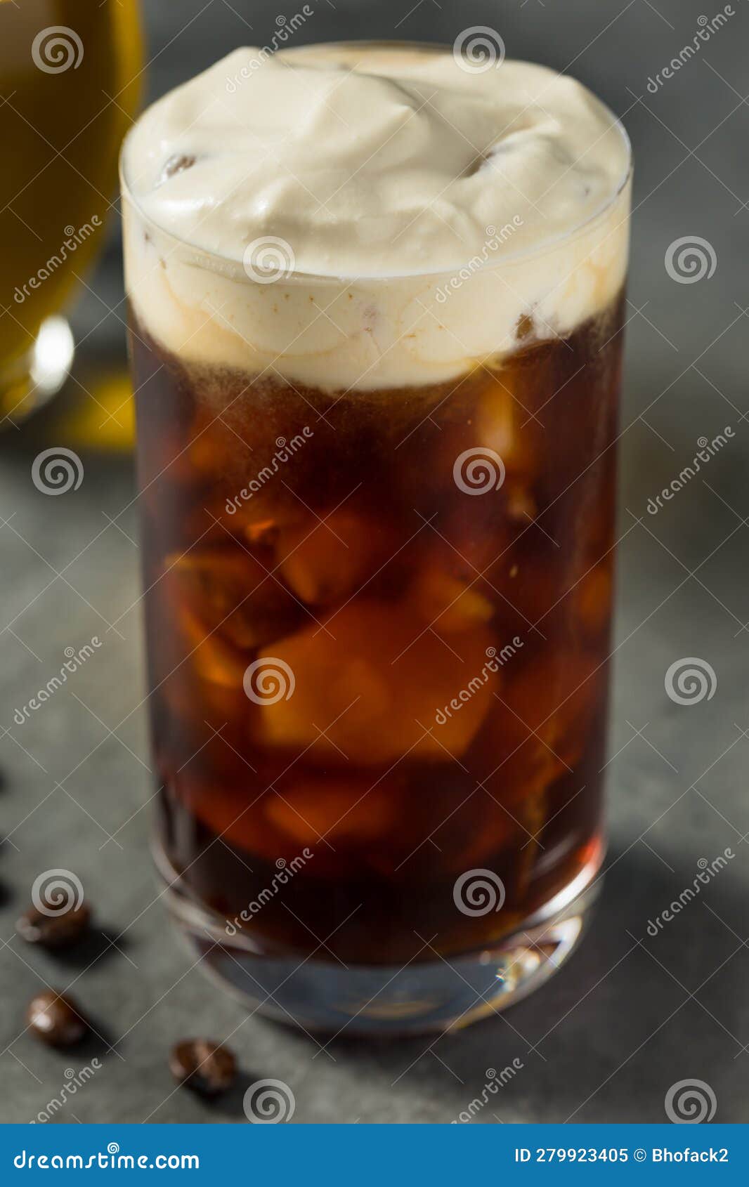 Cold Oleato Olive Oil Iced Coffee Stock Image Image of summer, frappe