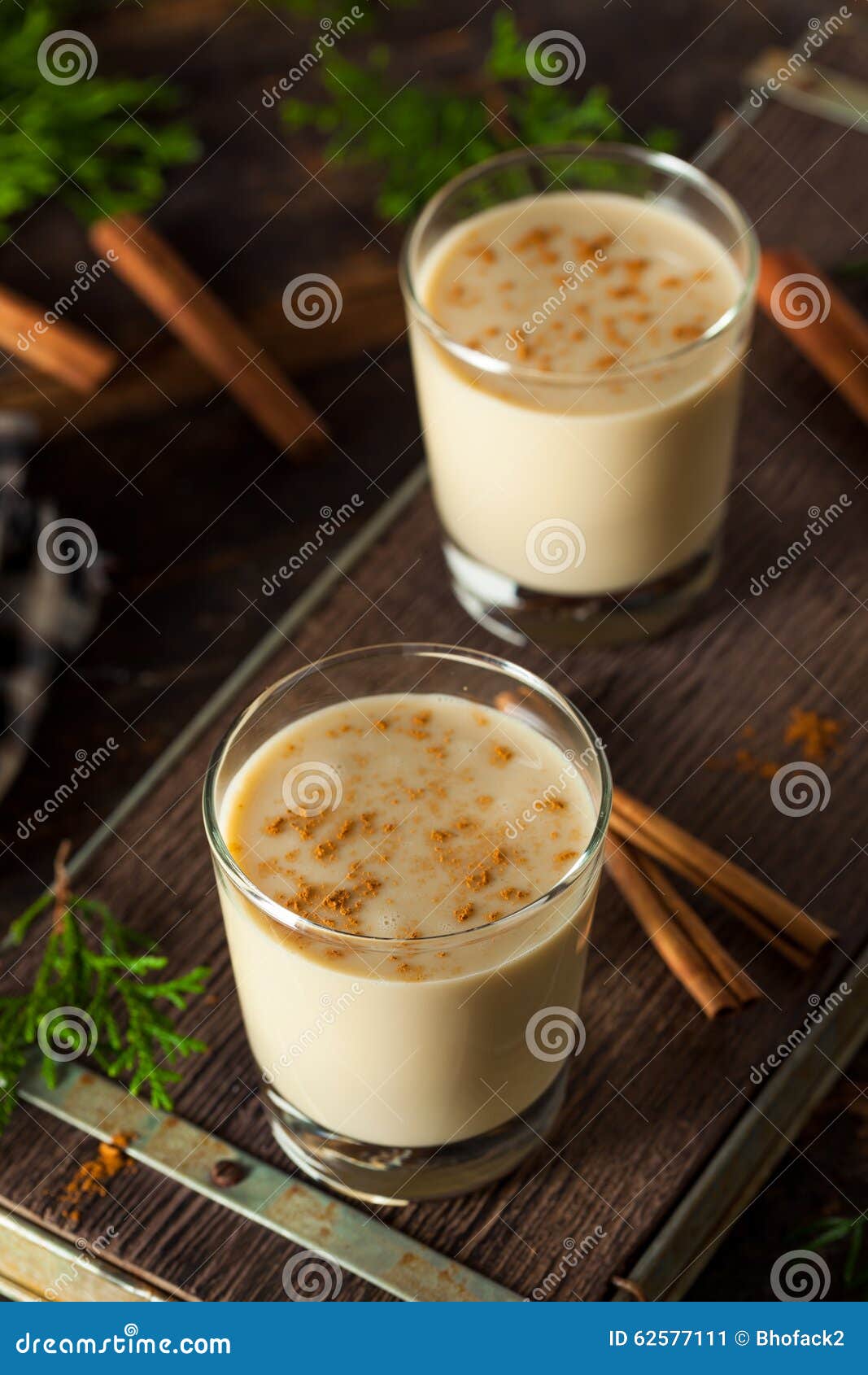 Cold Refreshing Eggnog Drink Stock Image Image of milk, glogg 62577111