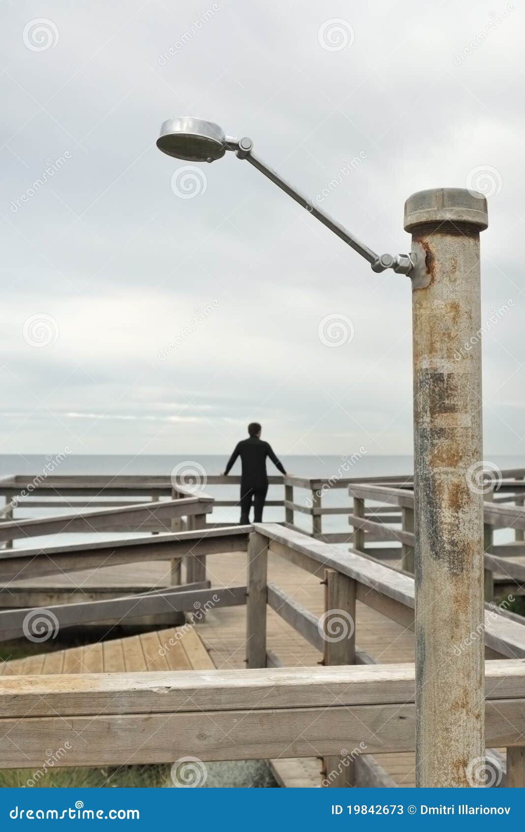 Communal Shower At A Beach In Spain RoyaltyFree Stock Photo