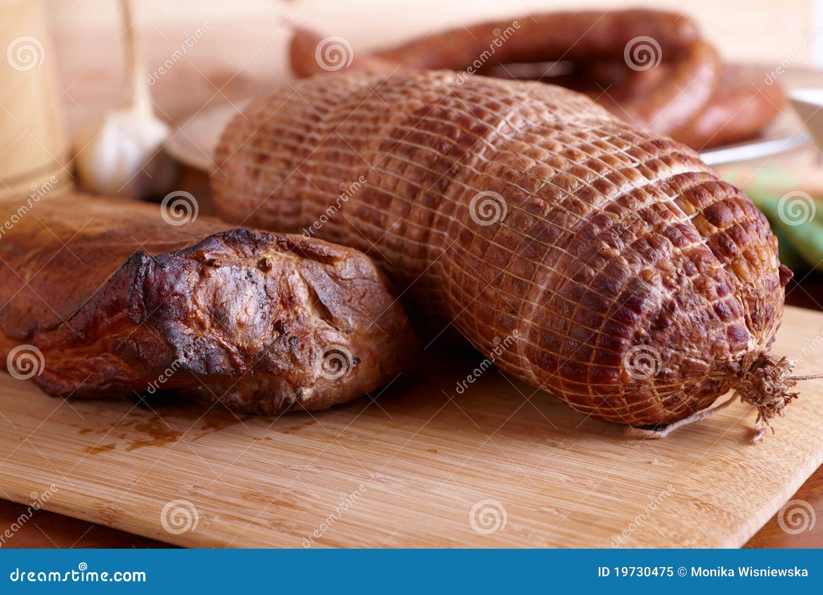 Cold smoked meat stock image. Image of sirloin, tenderloin 19730475