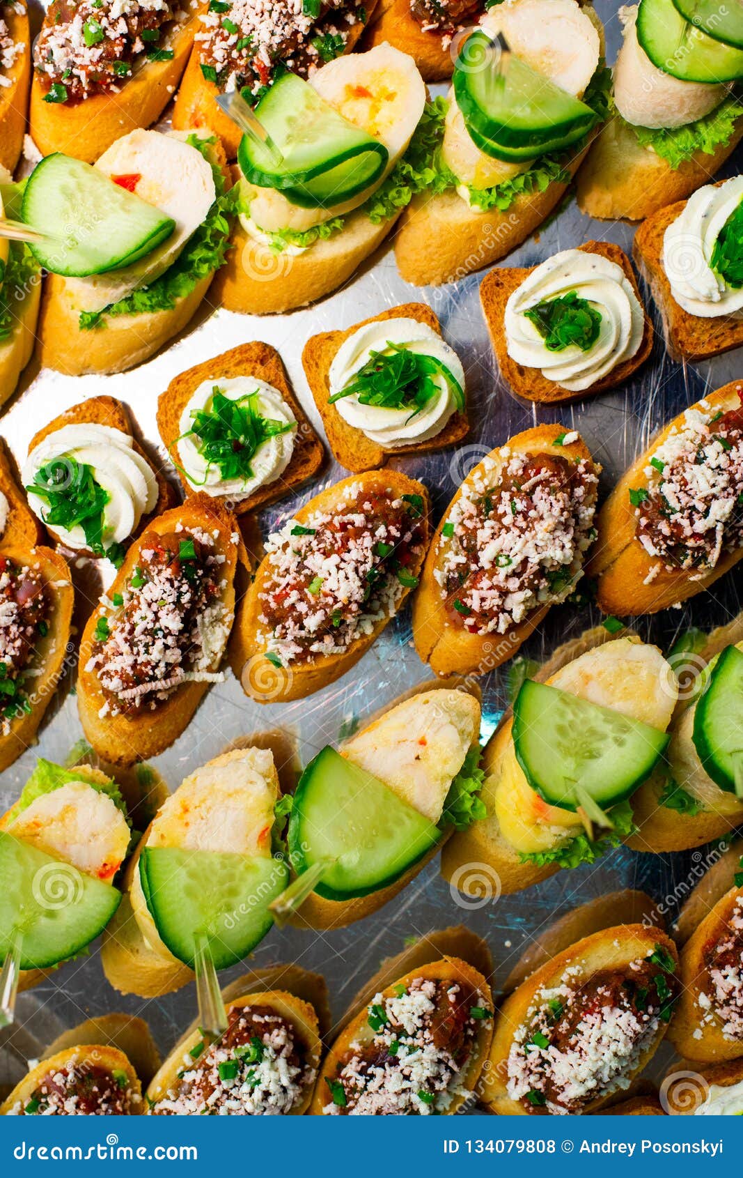 Cold Snacks On The Table Buffet Stock Photo - Image of ...