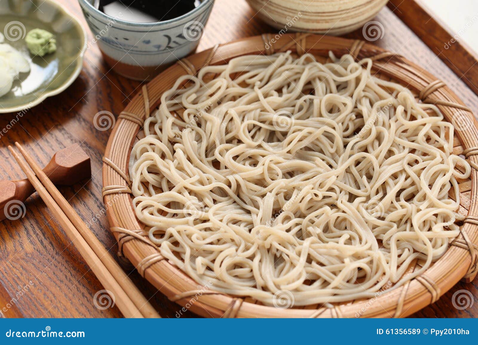 Cold Soba Buckwheat Noodles, Japanese Food Stock Image - Image of food