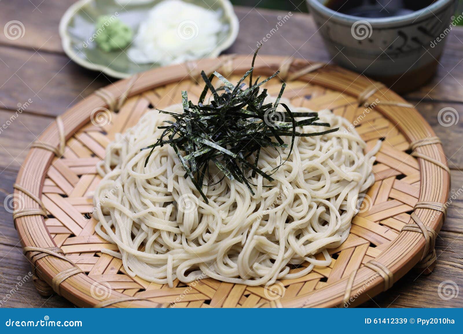 Cold Soba Buckwheat Noodles, Japanese Food Stock Image - Image of