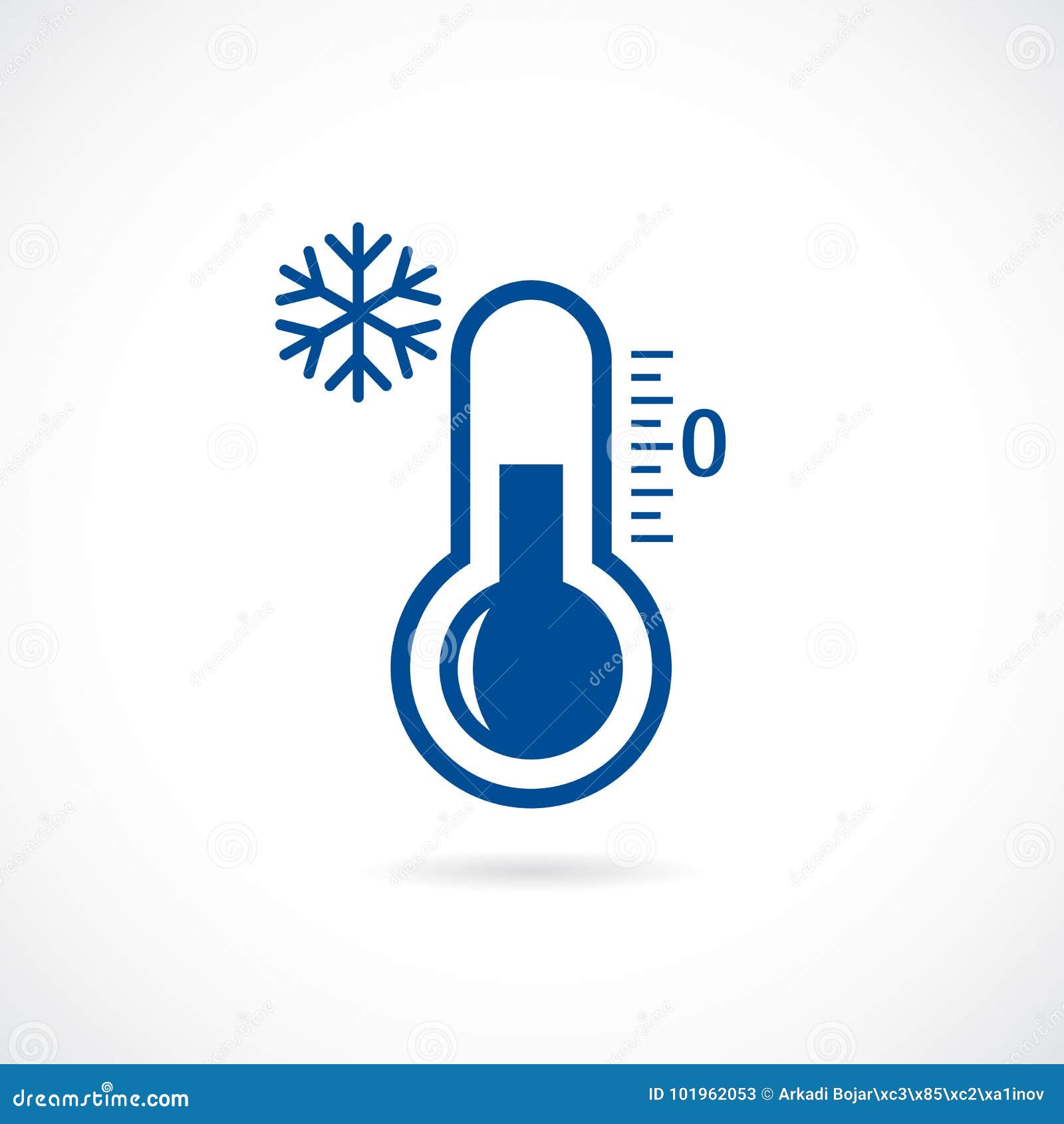cold thermometer  icon